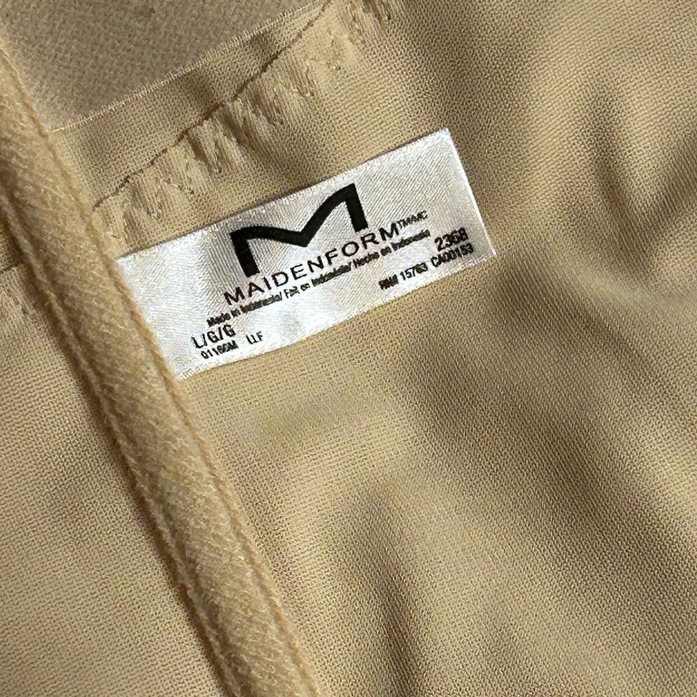 Maidenform Shapewear Waist Cincher Tummy Firm Control Body Shaper Beige L/G‎ - Picture 4 of 8
